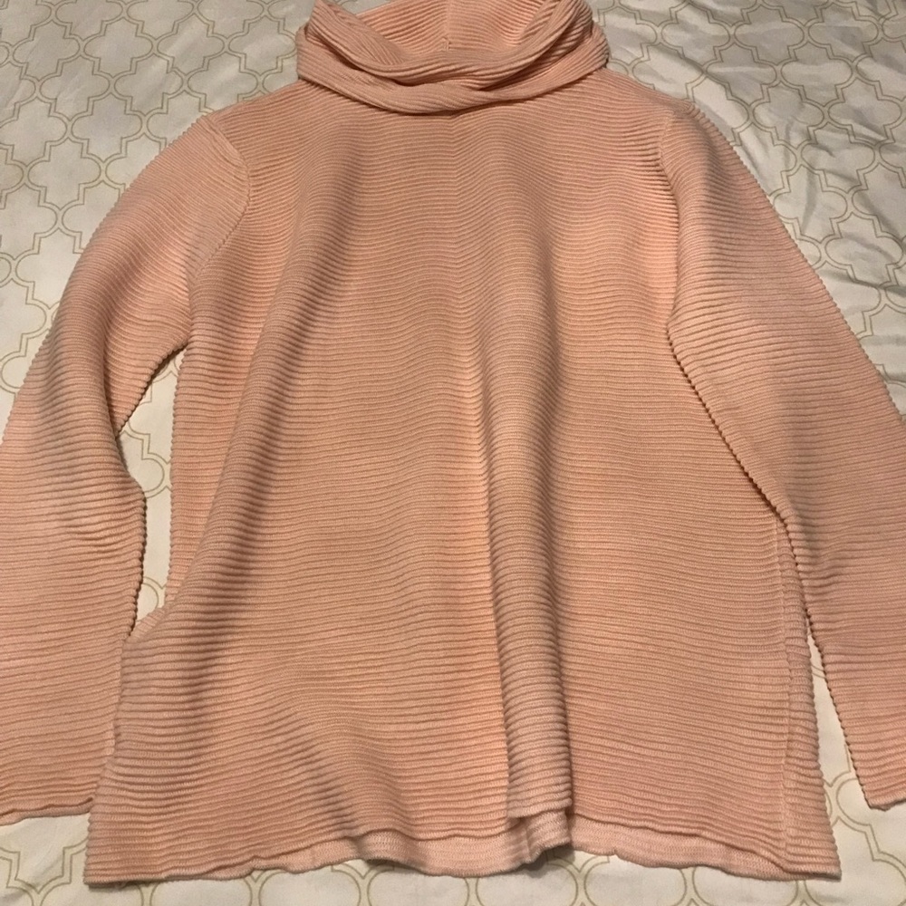 Oversized turtleneck sweater